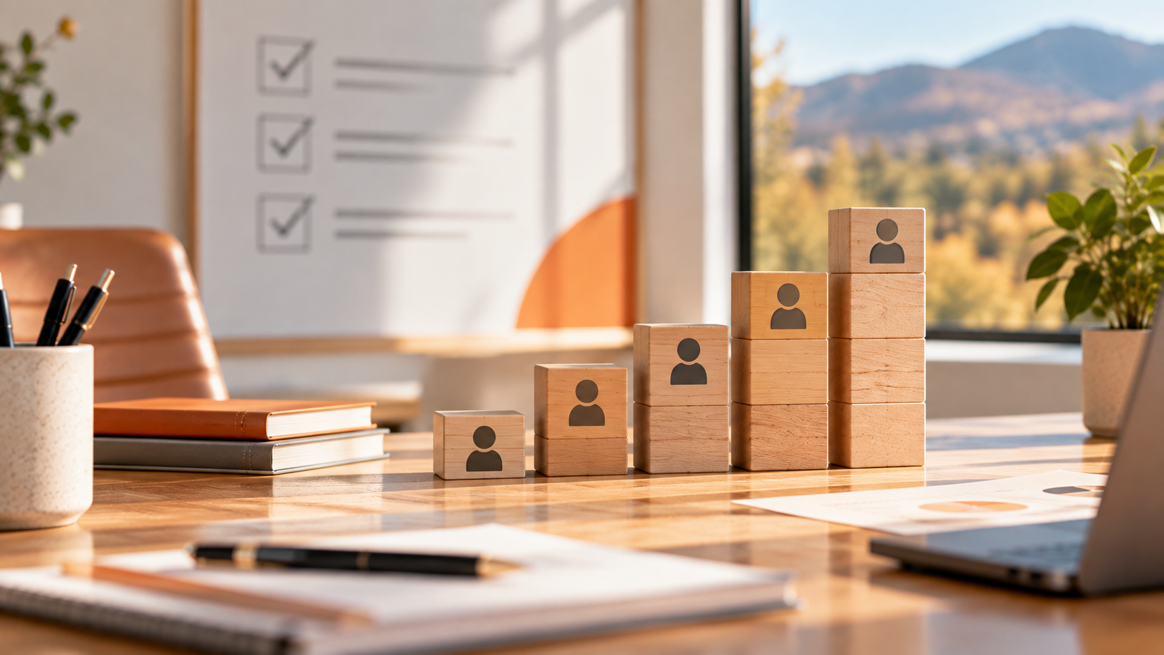 Small business owner deciding when to outsource HR as the team grows