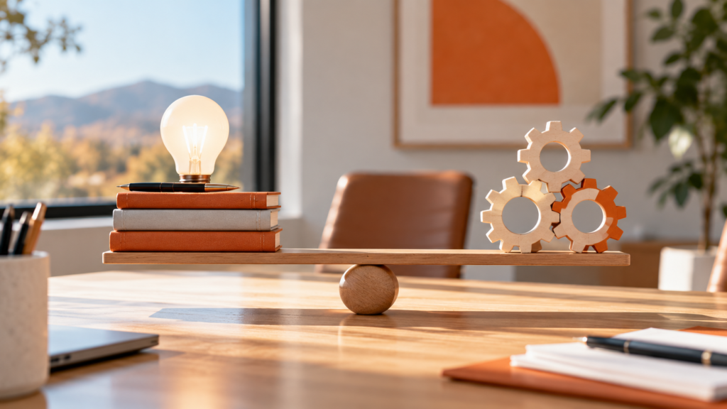 hr consultant and business owner comparing hr outsourcing vs hr consulting options